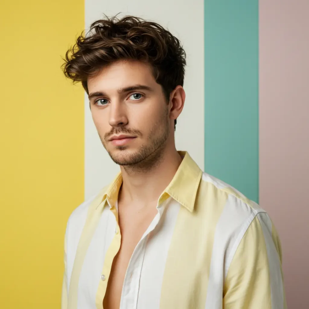 Patrick McKenna standing in a park, wearing a maroon sweater, smiling